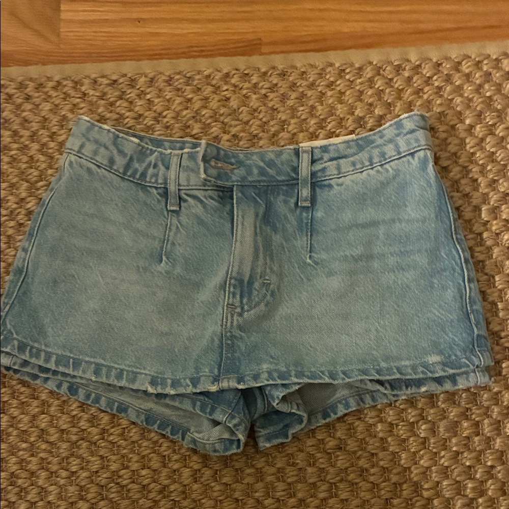 We The Free Light Blue Jean Shorts